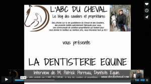 Image film dentiste équin