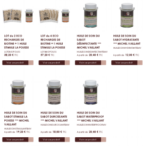 Produits BIO pour les pieds des chevaux