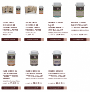 Produits BIO pour les pieds des chevaux